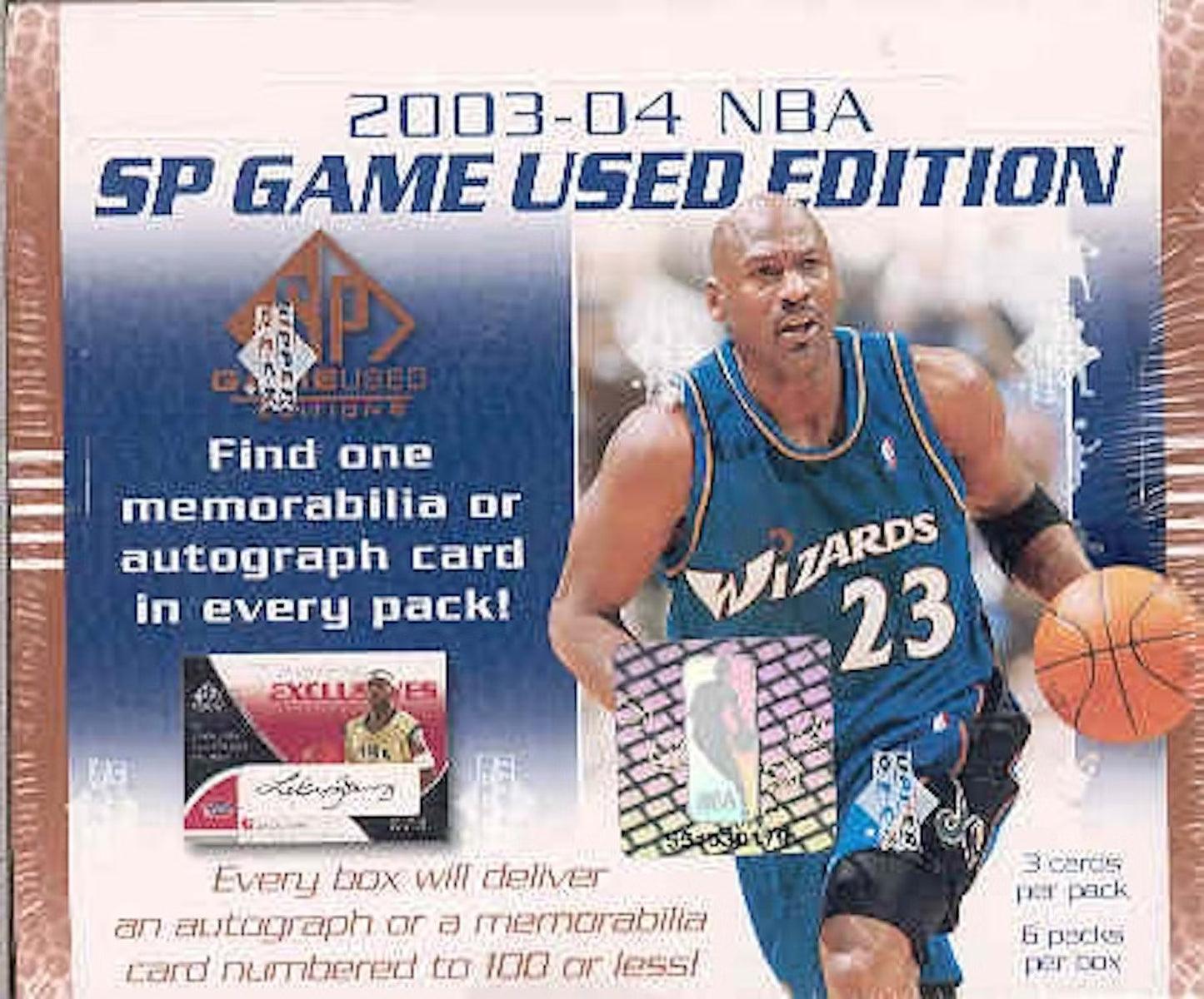 2003-04 Upper Deck SP Game Used Basketball Hobby Box