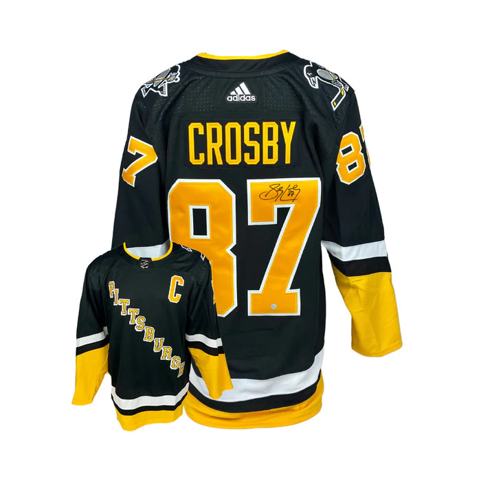 Sidney Crosby Signed Jersey Adidas Black