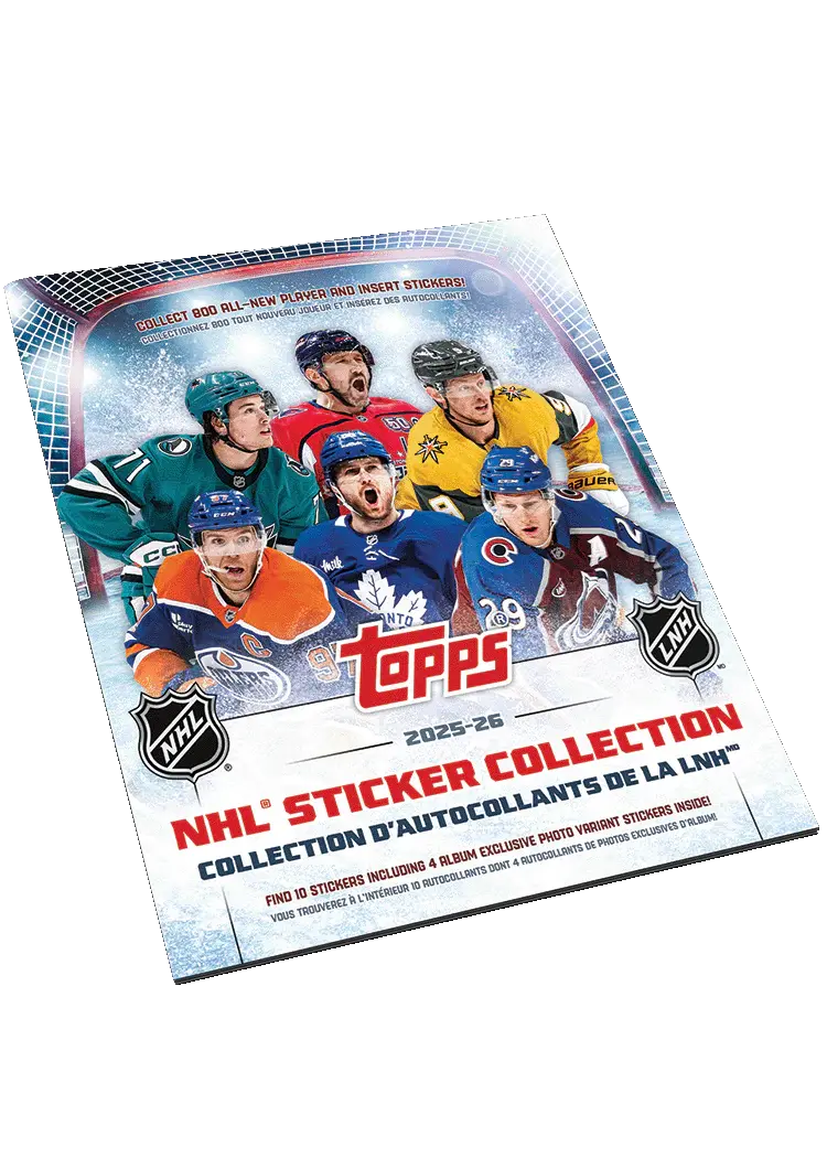 2025-26 Topps NHL Hockey Sticker Collection Album