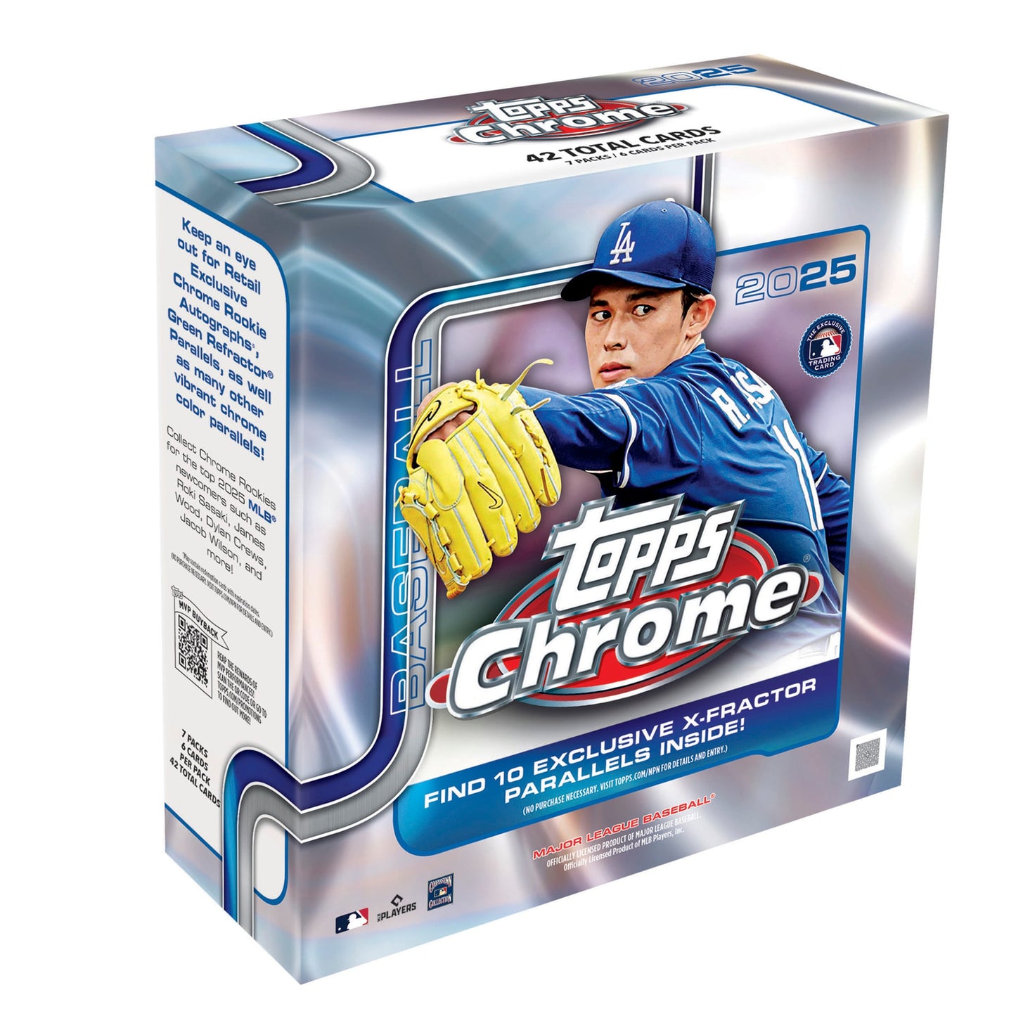 2025 Topps Chrome Baseball Factory Sealed Mega Box