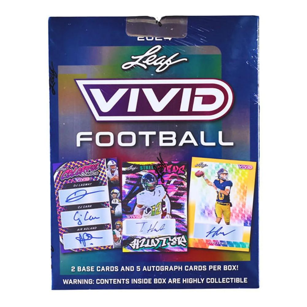 2024 Leaf Vivid Football Hobby Box