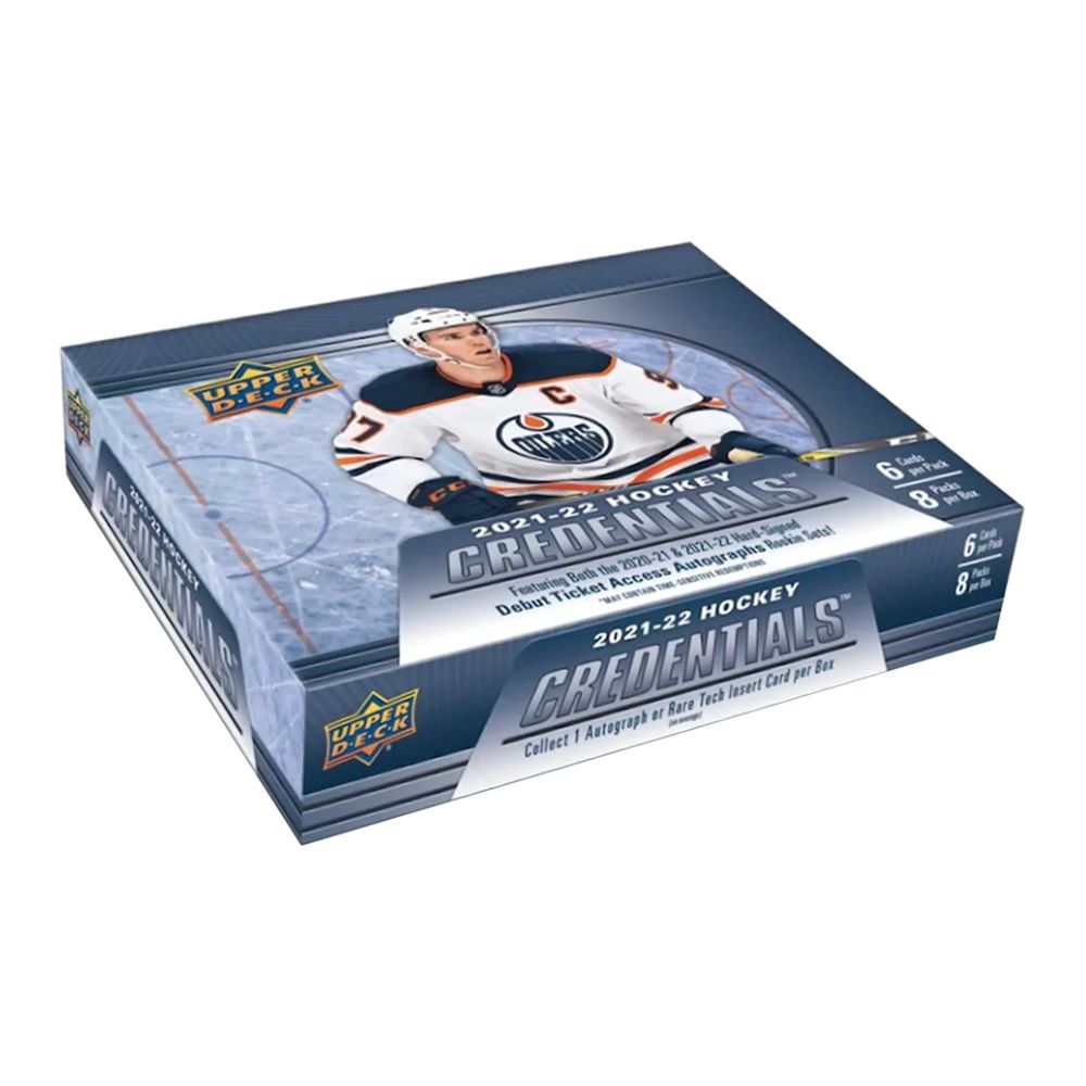 2021-22 UPPER DECK CREDENTIALS HOCKEY