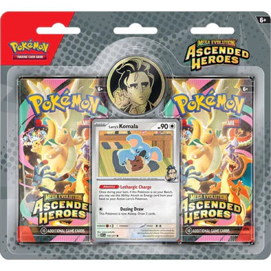 Pokemon - Mega Evolution - Ascended Heroes 2 Pack Blister - Larry's Komala