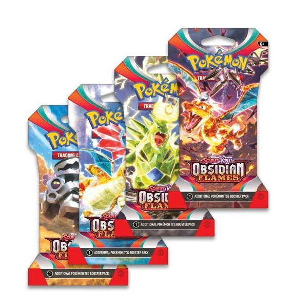 Pokémon TCG: Scarlet & Violet-Obsidian Flames Sleeved Booster Pack