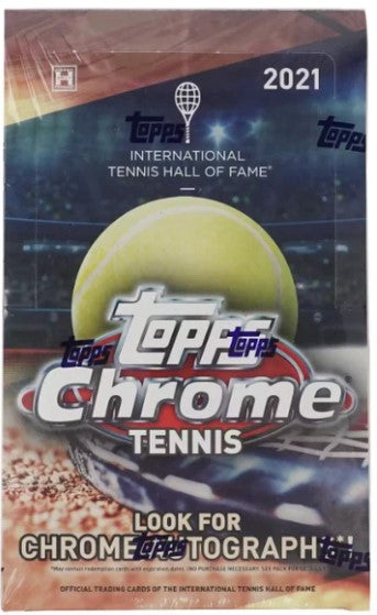 2021 Topps Chrome Tennis Hobby Box