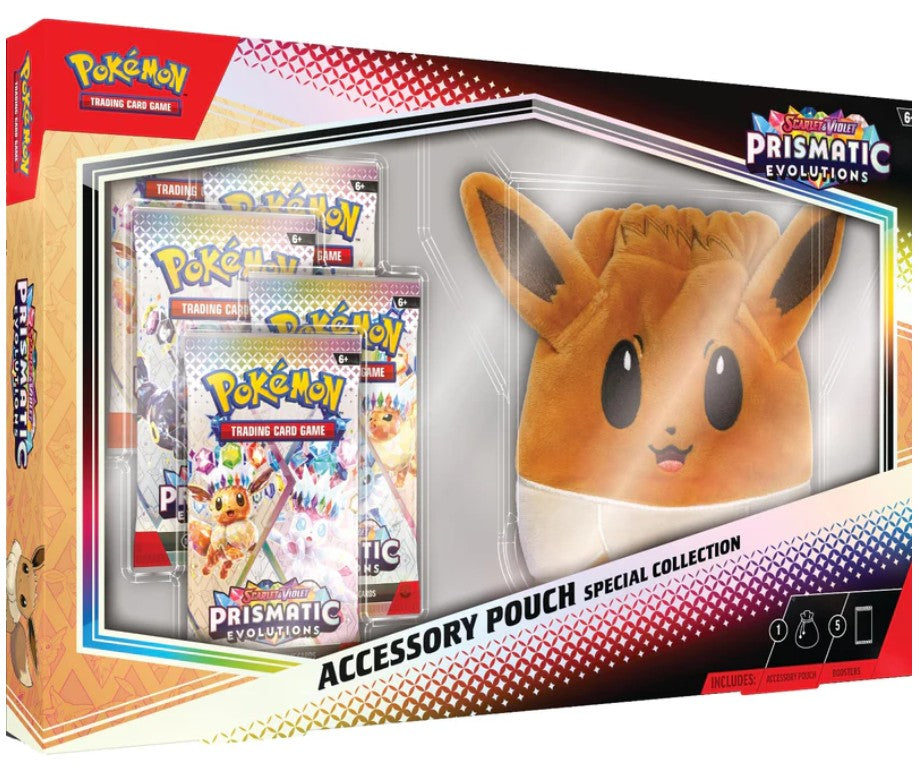 Pokemon TCG: Scarlet & Violet Prismatic Evolutions Accessory Pouch Special Collection