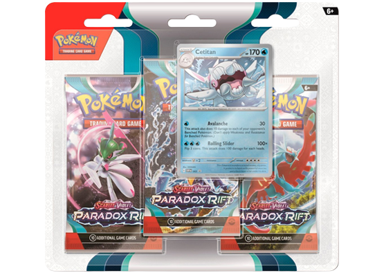 POKEMON SCARLET AND VIOLET PARADOX RIFT 3 PACK BLISTER