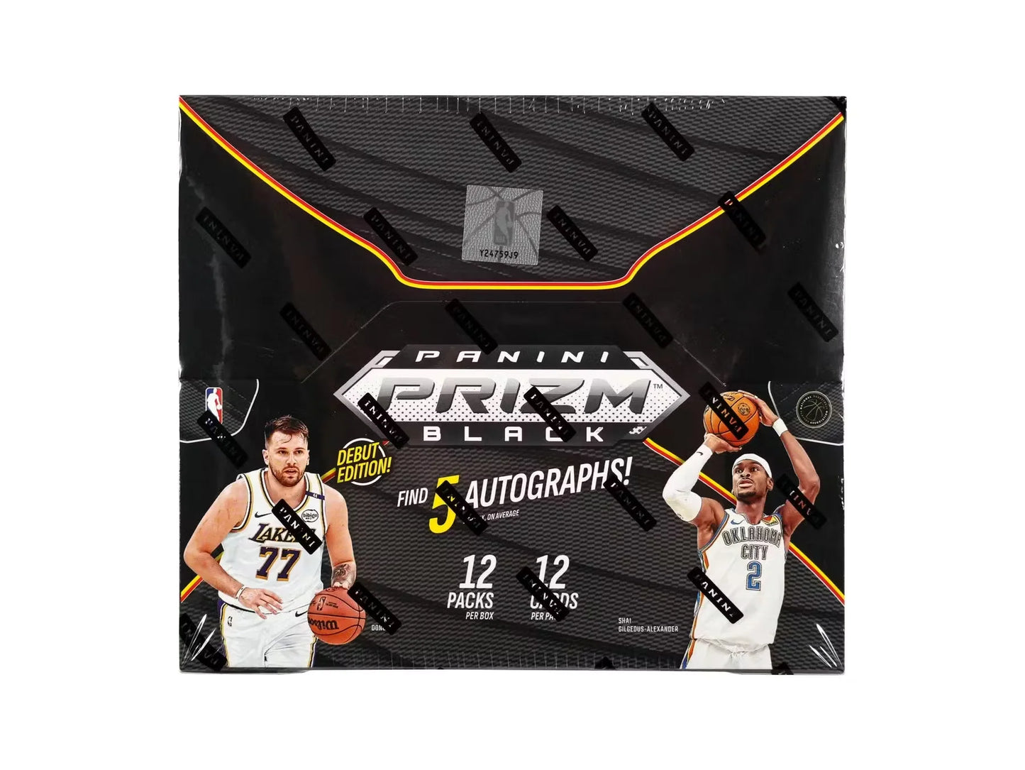 2024-25 Panini Prizm Black Basketball Hobby Box