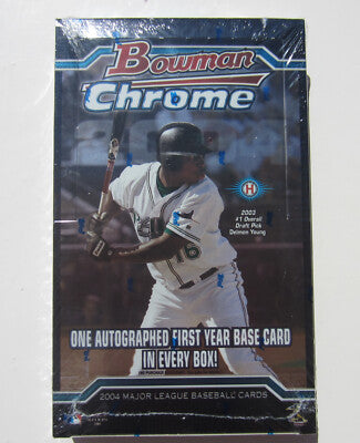 2004 Bowman Chrome Baseball Hobby Box