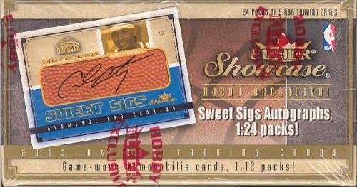 2003-04 Fleer Showcase Basketball Hobby Box