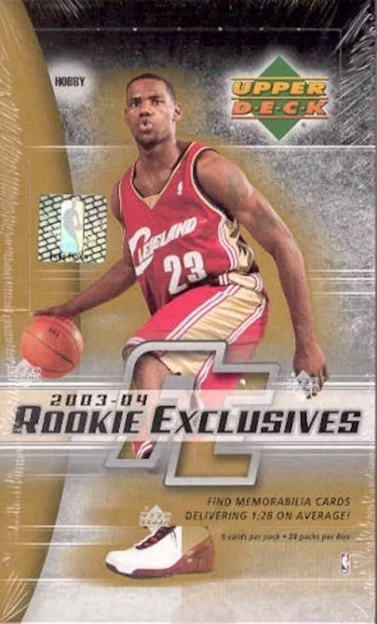 2003-04 Upper Deck Rookie Exclusives Basketball Hobby Box