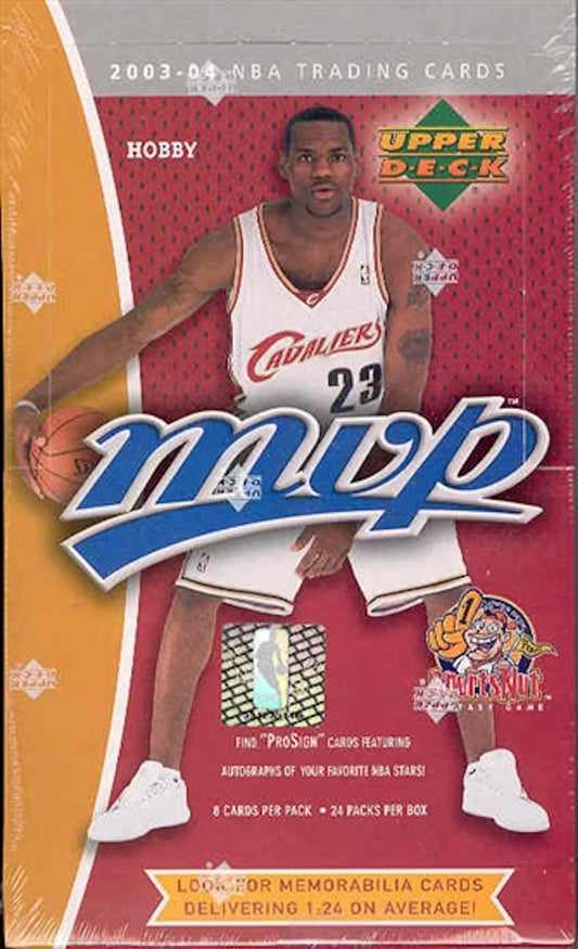 2003-04 Upper Deck MVP Basketball Hobby Box