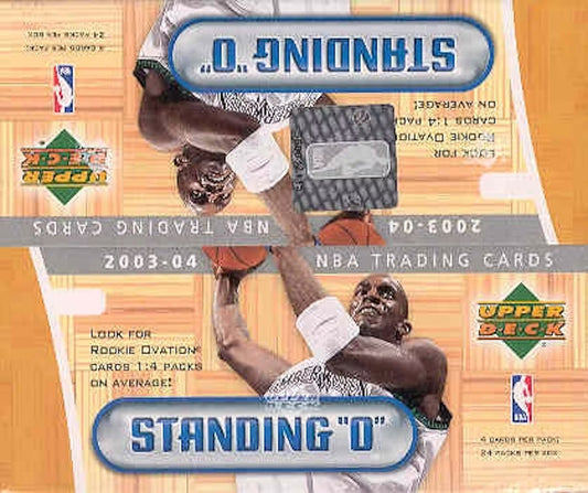 2003-04 Upper Deck Standing O! Basketball 24 Pack Box