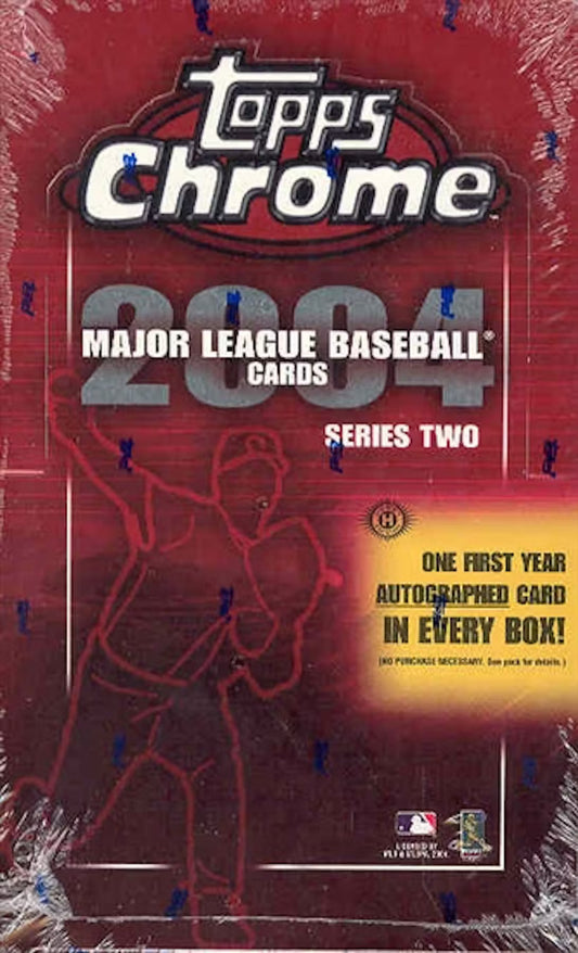 2004 Topps Chrome Series Two Baseball Hobby Box