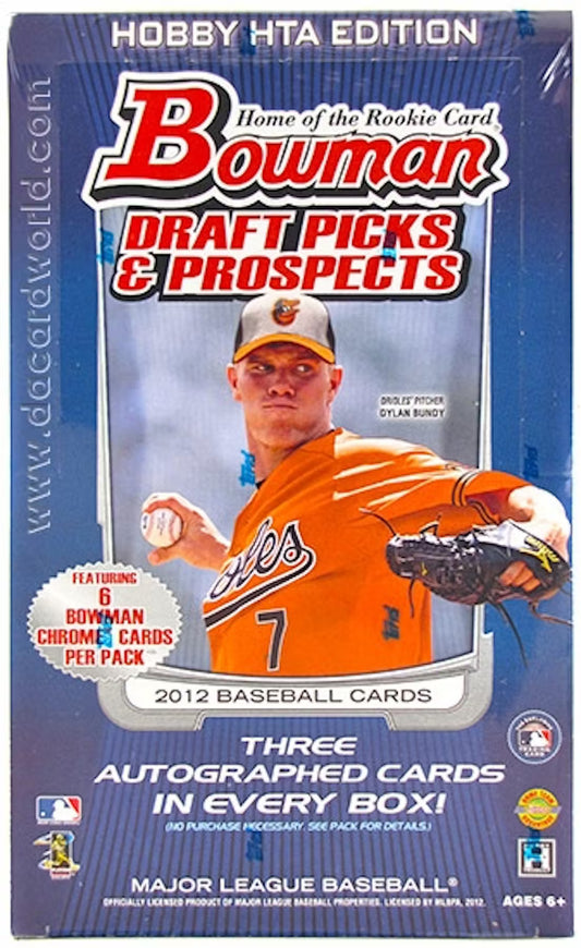 2012 Bowman Baseball Draft Picks and Prospects
