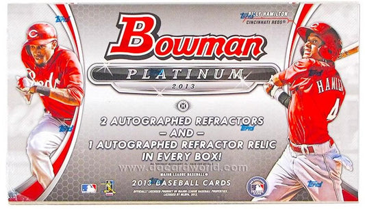 2013 Bowman Baseball Platinum Hobby Box
