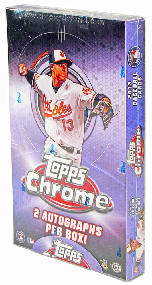2013 Topps Chrome Baseball Hobby Box