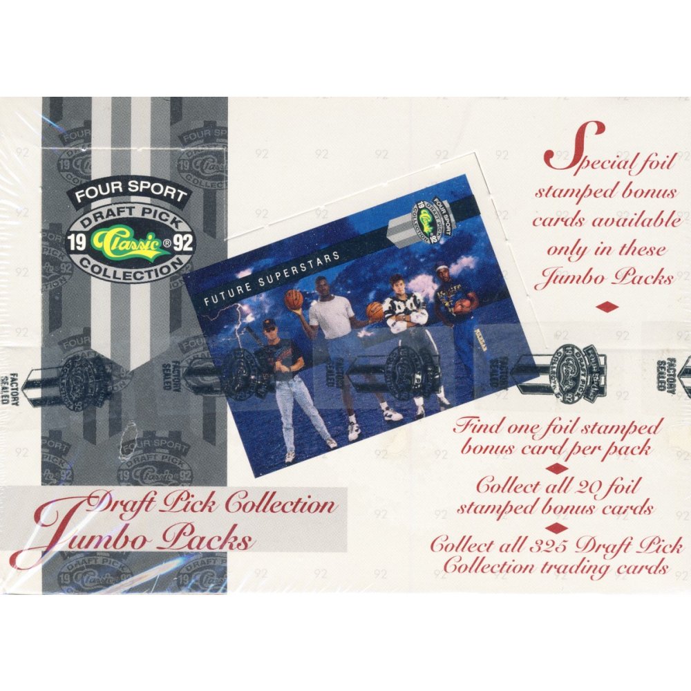 1992 Classic Four Sport Draft Pick Jumbo Box