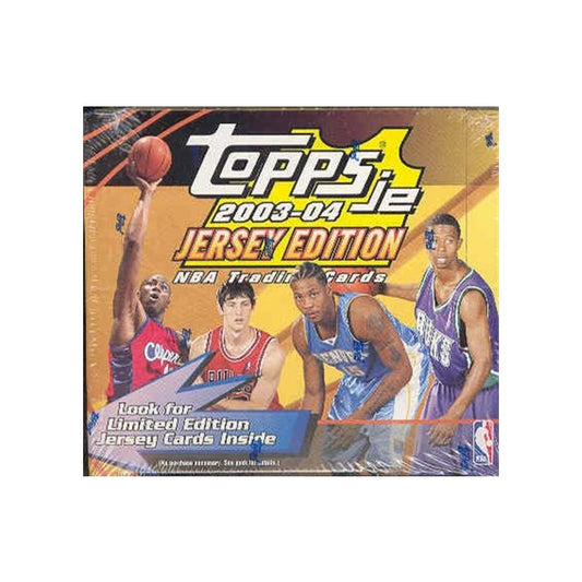 2003-04 Topps Jersey Edition Hobby Box