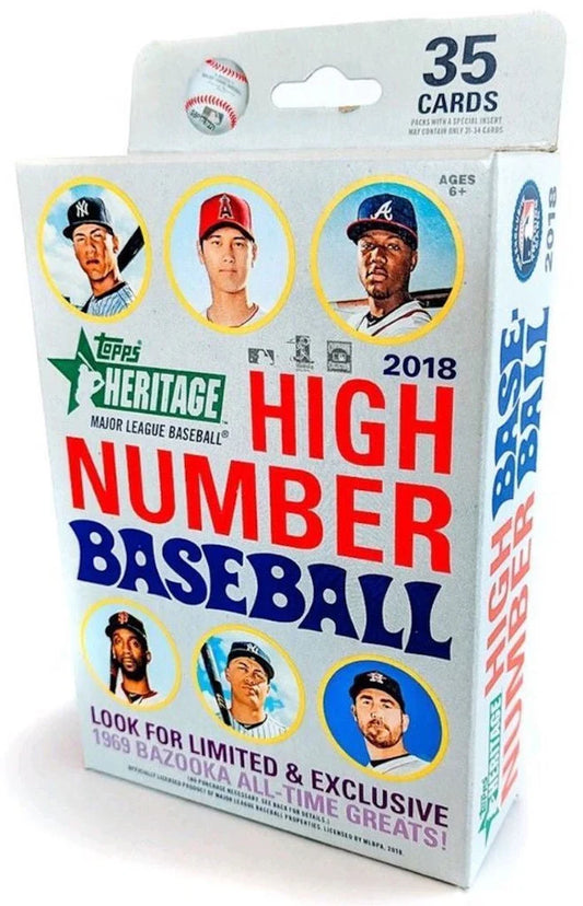 2018 Topps Baseball Heritage High Number Hanger Box