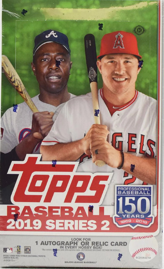 2019 Topps Baseball Series 2 Hobby Box