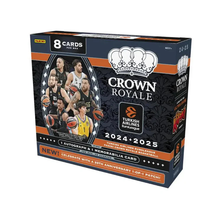 2024-25 Panini Euroleague Crown Royale Basketball Hobby Box