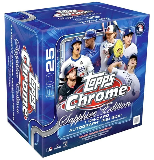 2025 Topps Chrome Sapphire Baseball Hobby Box