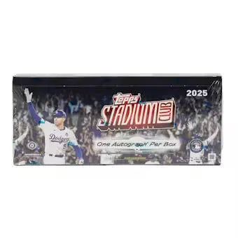 2025 Topps Stadium Club Baseball Hobby Box
