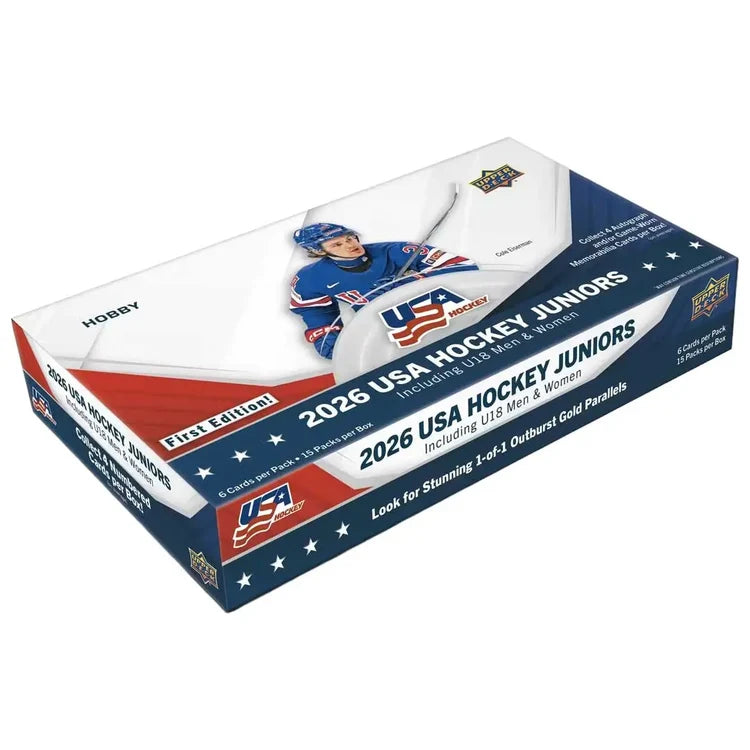 2026 Upper Deck Team USA Juniors Hockey Hobby Box