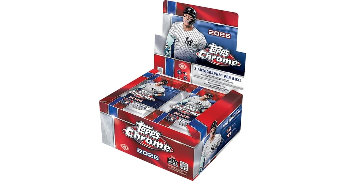 2026 Topps Chrome Baseball Jumbo Box