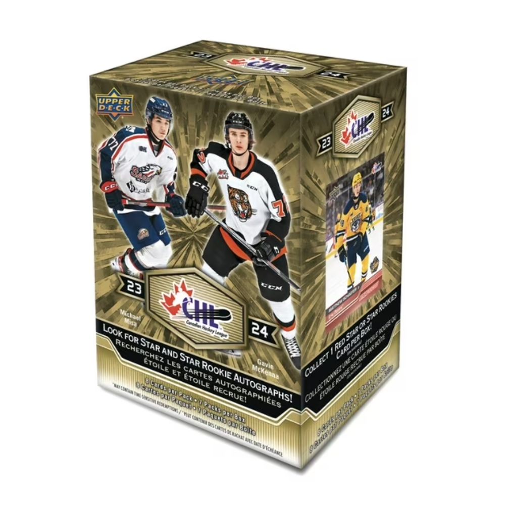 2023-24 Upper Deck CHL Hockey Blaster Box