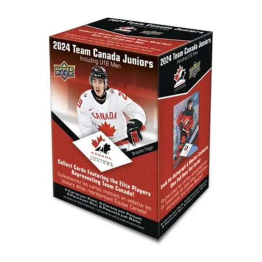 2024 UPPER DECK TEAM CANADA JUNIORS HOCKEY BLASTER BOX