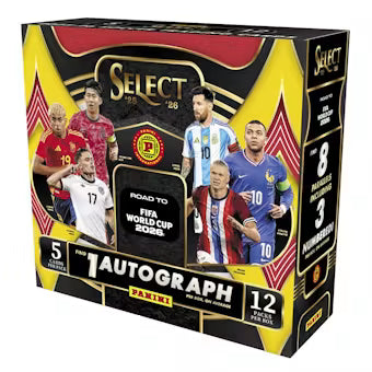 2025/26 Panini Select Road to FIFA World Cup Soccer Hobby International Box