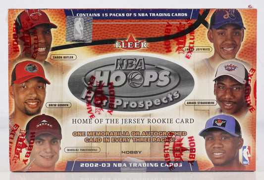 2002-03 Fleer NBA Hoops Hot Prospects Hobby Box
