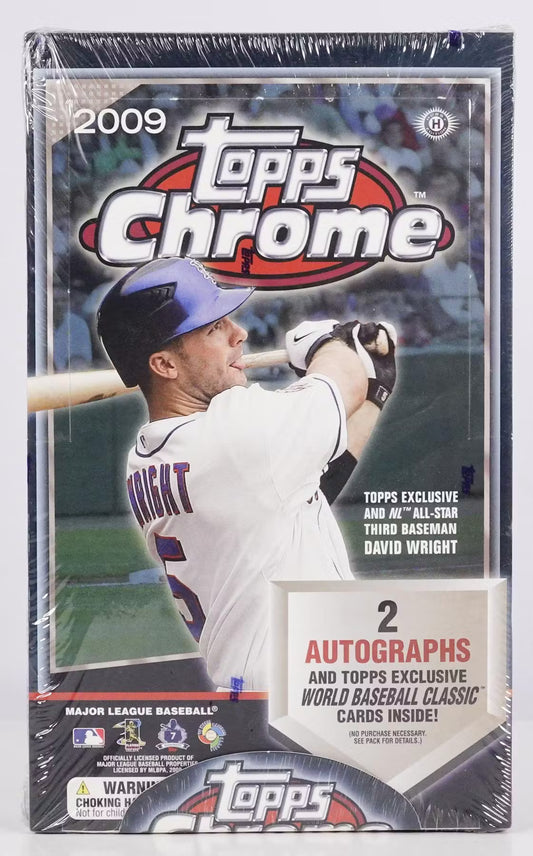 2009 Topps Chrome Baseball Hobby Box