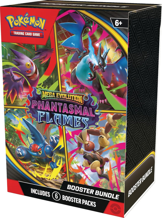 Pokemon Mega Evolution Phantasmal Flames Booster Bundle
