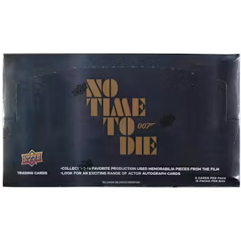 2025 Upper Deck James Bond No Time To Die Hobby Box
