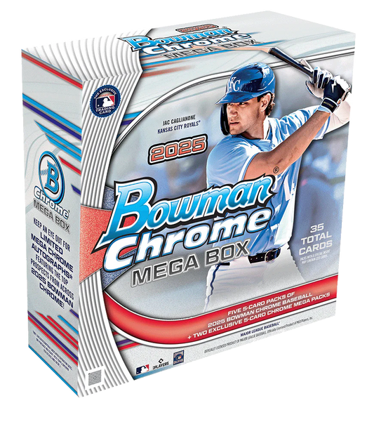 2025 Bowman Chrome Baseball Mega Box