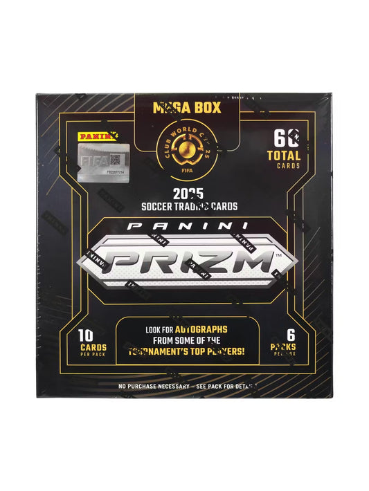 2025 Panini Prizm Soccer FIFA Club World Cup Hobby Mega Box