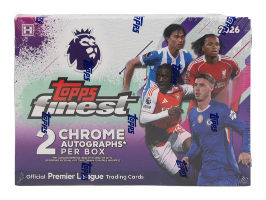 2026 Topps FInest Premier League Hobby Box