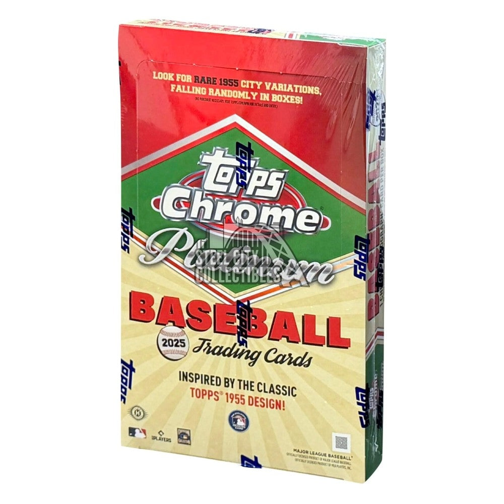 2025 Topps Chrome Platinum Baseball Hobby Box