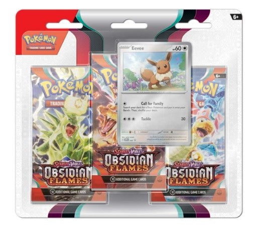 Pokémon TCG: Scarlet & Violet-Obsidian Flames 3 Booster Packs & Promo Card