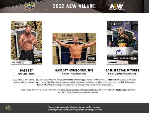 2022 Upper Deck All Elite Wrestling AEW Allure Hobby Box