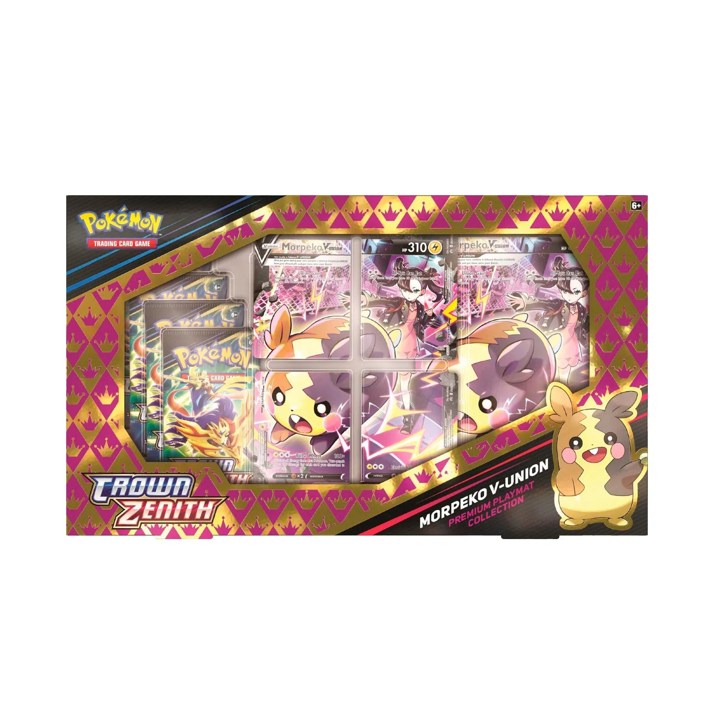 Pokemon Crown Zenith Morpeko V-Union Playmat Premium Collection