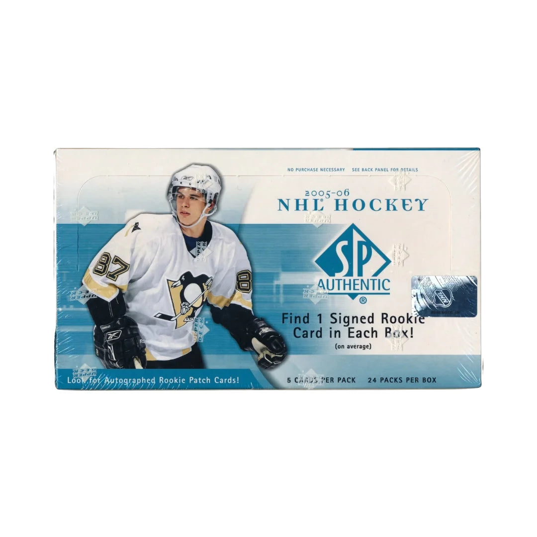 2005/06 Upper Deck SP Authentic Hockey Hobby Box (Crosby/Ovechkin RC Year)