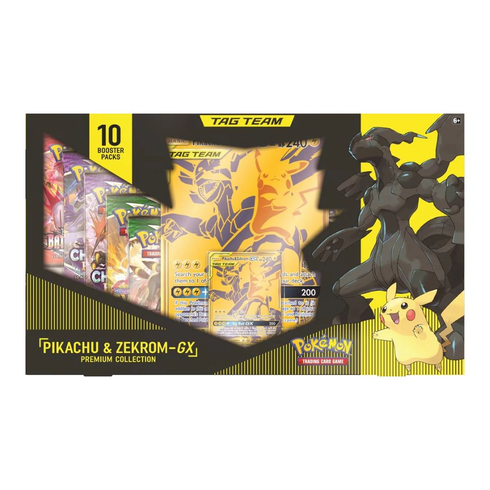 Pokemon TCG Pikachu & Zekrom GX Box