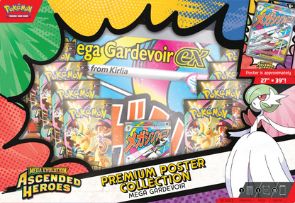 Pokemon TCG: Mega Evolutions - Ascended Heroes - Premium Poster Collection