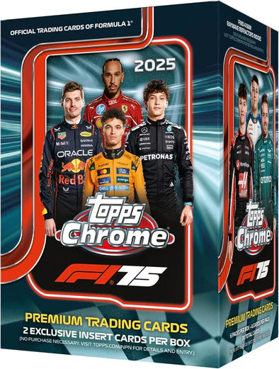 2025 Topps Chrome F1 Formula 1 Racing Value Box