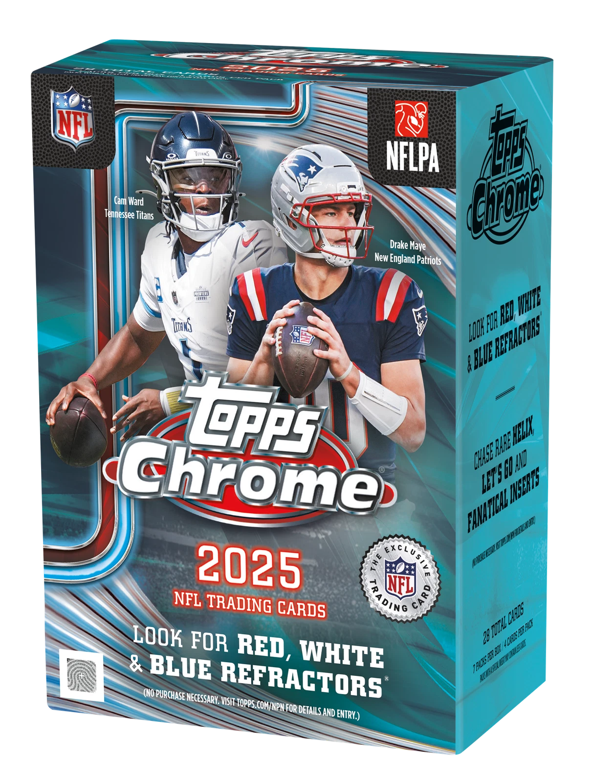 2025 NFL Topps Chrome Blaster Box