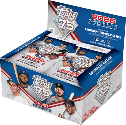 2026 TOPPS SERIES 2 BASEBALL DISPLAY BOX